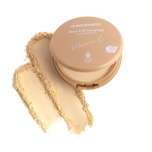 Mamaearth Glow Full Coverage Compact With SPF 30 - Crème Glow