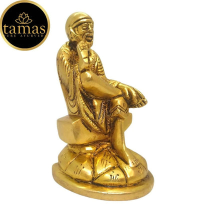Tamas Brass Handmade Shirdi Sai Baba (Golden)