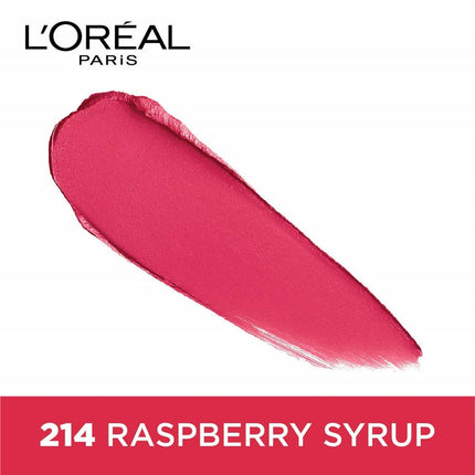 L'Oreal Paris Color Riche Moist Matte Lipstick - 214 Raspberry Syrup