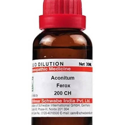 Dr. Willmar Schwabe India Aconitum Ferox Dilution - Limited Time Offer