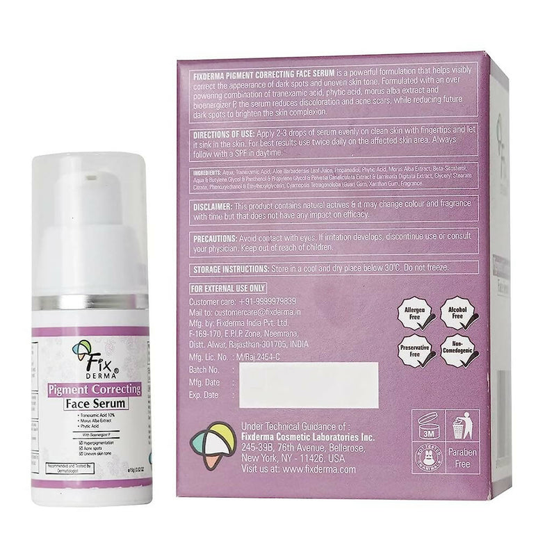 Fixderma Pigment Correcting Face Serum