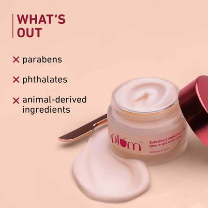 Plum Saffron & Kumkumadi Oil Daily Glow Bright Moisturizing Cream