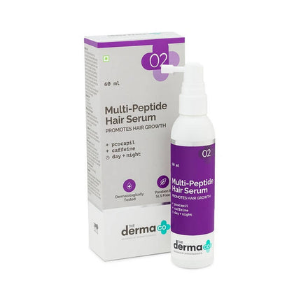 The Derma Co Multi-Peptide Hair Serum Promotes Hair Growth