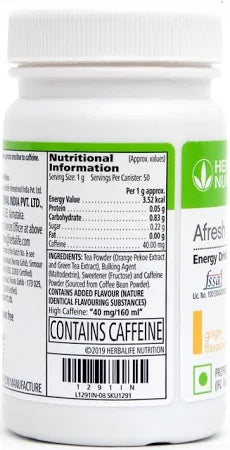 HERBALIFE AFRESH ELAICHI DRINK MIX (50G)