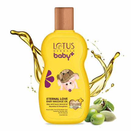 Lotus Herbals Baby+ Eternal Love Baby Massage Oil