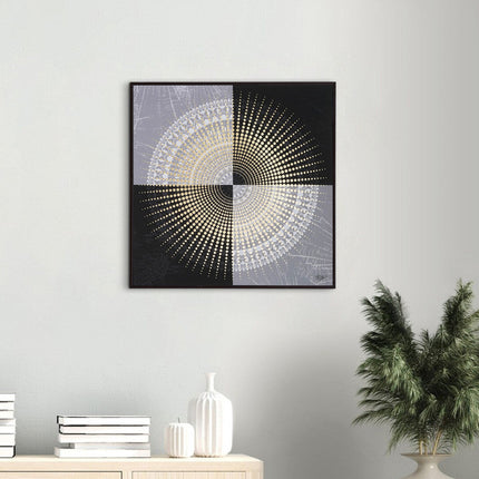 Tehzeeb Creations Golden Embossed Wall Painting