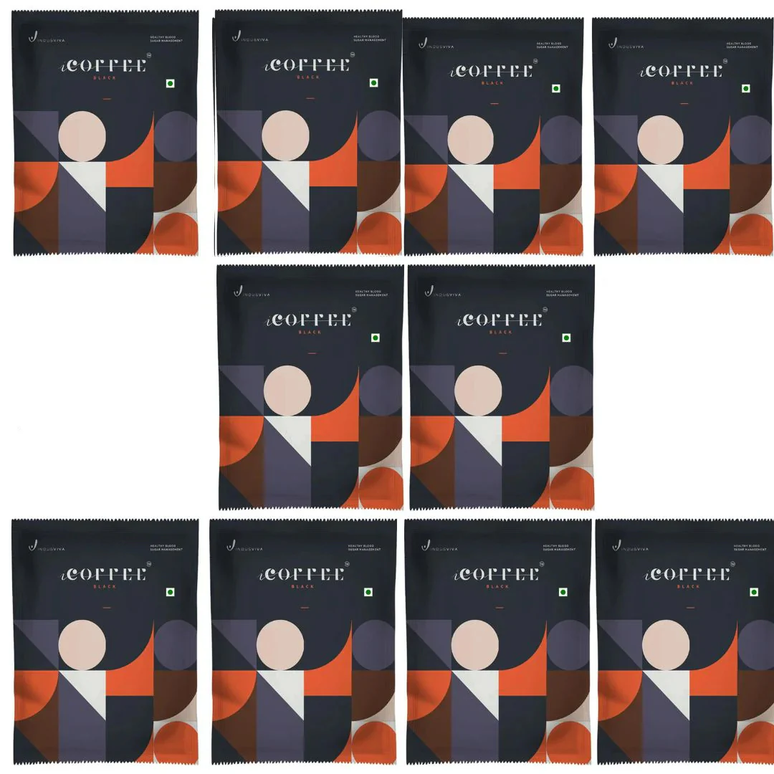 INDUS VIVA I COFFEE BLACK (25N X 10G) - 25 SACHETS