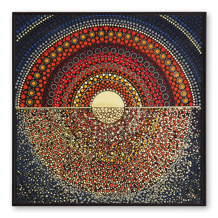 Tehzeeb Creations Golden Embossed Wall Painting