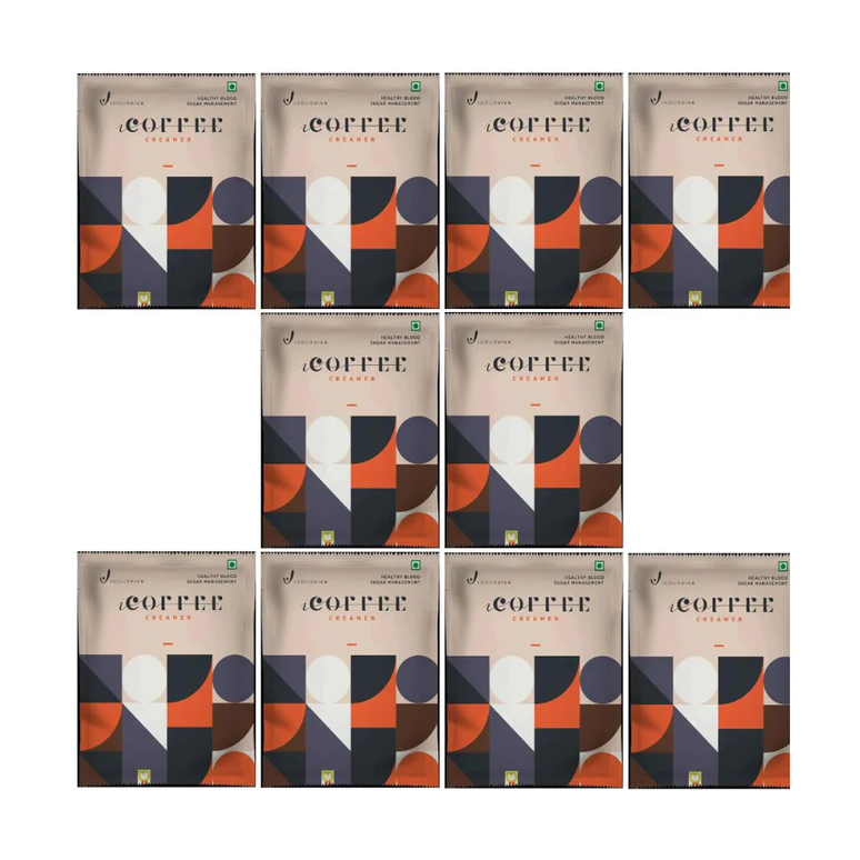 INDUS VIVA I CREAMER CREAMY COFFEE (10N X 10G) - 10 SACHETS