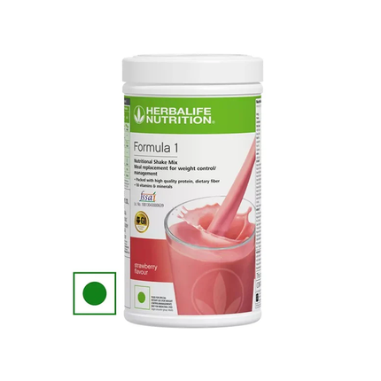 HERBALIFE FORMULA 1 NUTRITIONAL SHAKE MIX, STRAWBERRY (500G)