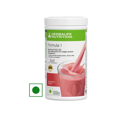 HERBALIFE FORMULA 1 NUTRITIONAL SHAKE MIX, STRAWBERRY (500G)