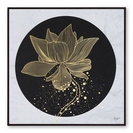 Tehzeeb Creations Golden Embossed Wall Painting