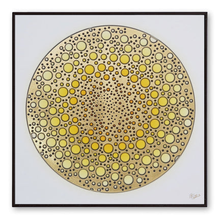 Tehzeeb Creations Golden Embossed Wall Painting