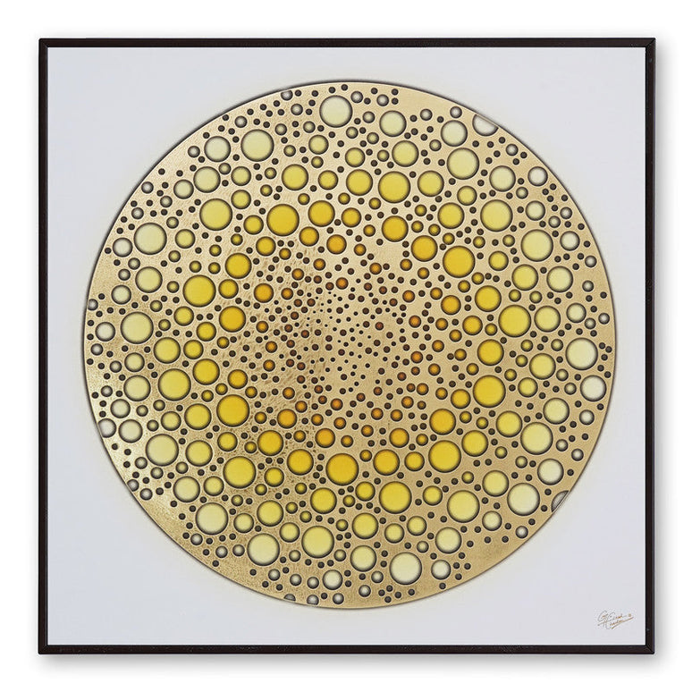 Tehzeeb Creations Golden Embossed Wall Painting