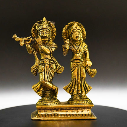 Radha Krishna Brass Idol