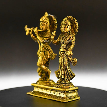Radha Krishna Brass Idol