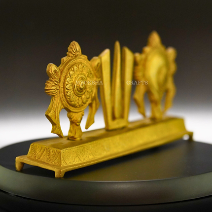 Balaji Namah with Shankh Chakra Brass Idol