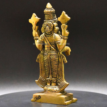 Brass Venkatramana Statue - Divine Blessings for Homes