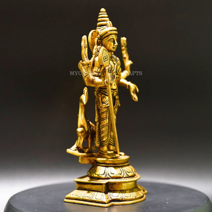 Brass Subramanya Statue - Divine Blessings for Spiritual Seekers