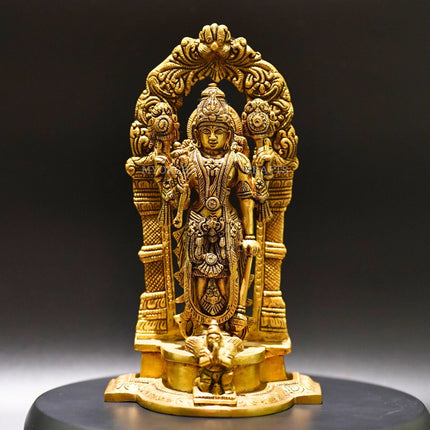Brass Vishnu Statue - Sacred Presence for Spiritual Seekers