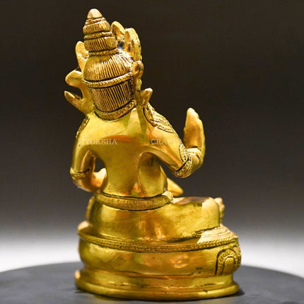 Brass Kubera - Lord of Wealth and Prosperity