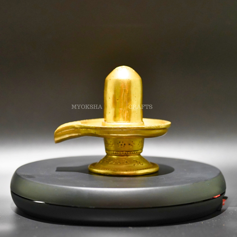 Brass Shivling - Sacred Symbol of Lord Shiva's Cosmic Energy