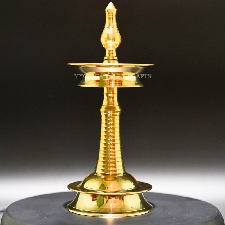 Brass Kerala Deepa - Traditional Illumination for Homes