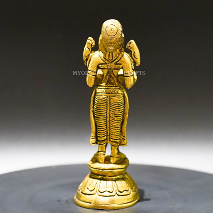 Brass Malli Deepa - Divine Illumination for Spiritual Seekers