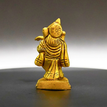 Ganesha Playing Drums Brass Idol – Perfect for Devotees