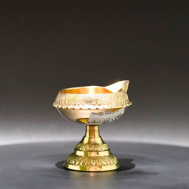 Kubera Deepa Stand - Divine Abundance for Spiritual Seekers