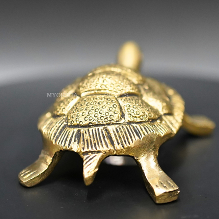Brass Tortoise Idol