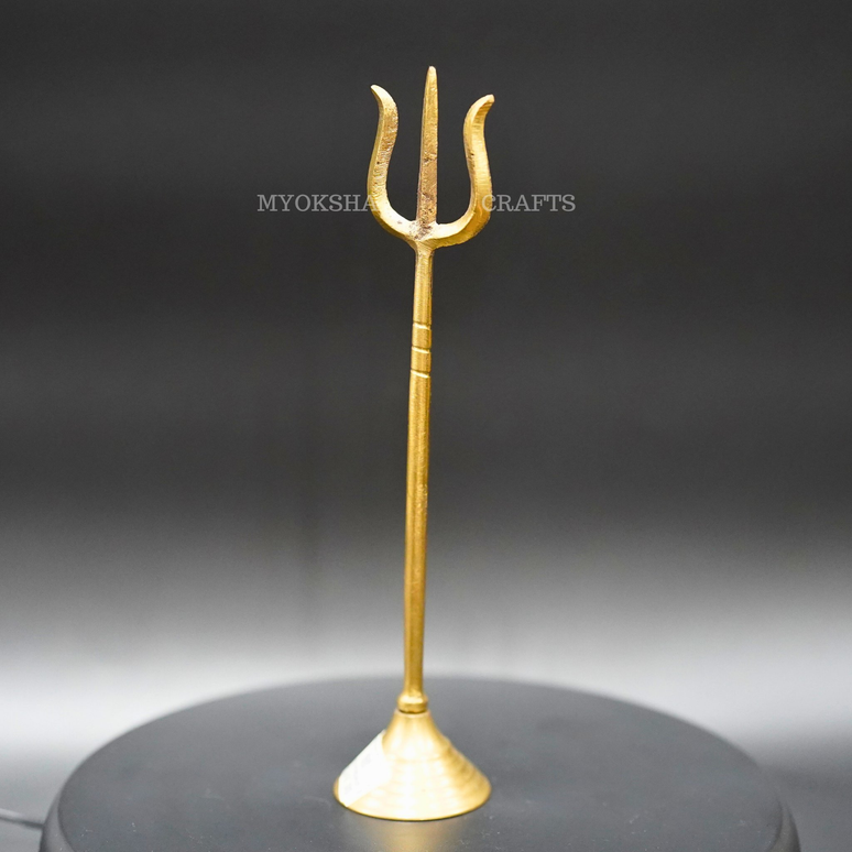 Brass Trishul - Invoke the Divine Power of Lord Shiva