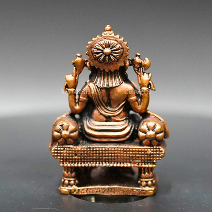 Copper Ganapathi Idol: Radiant Beauty for Devotees