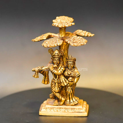 Brass Radha Krishna Idol