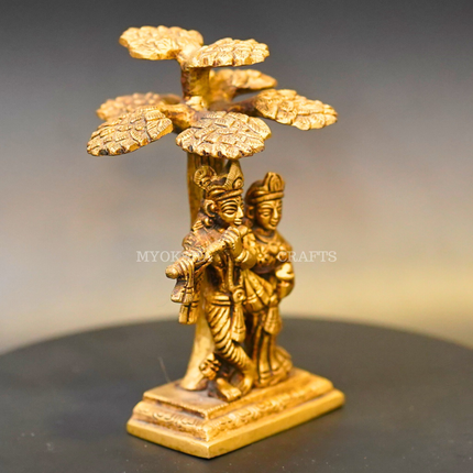 Brass Radha Krishna Idol