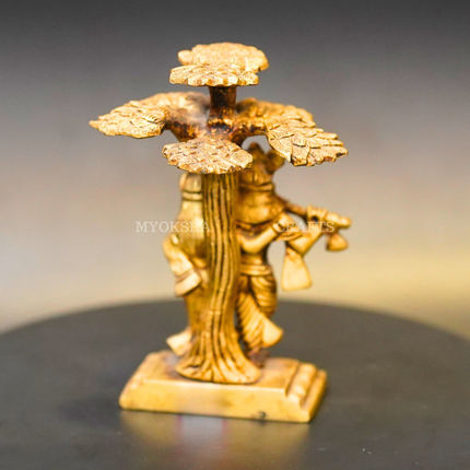 Brass Radha Krishna Idol