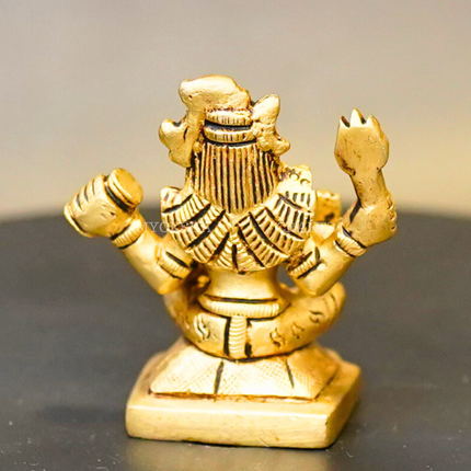 Brass Ishwar Sitting Idol