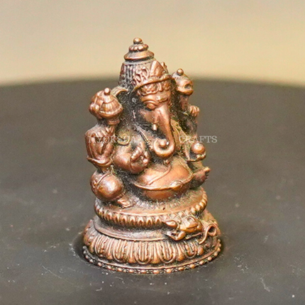 Copper Ganesha Idol