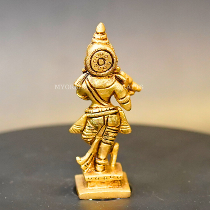Brass Krishna Idol