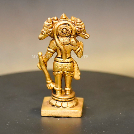Brass Panchamukhi Hanuman Idol