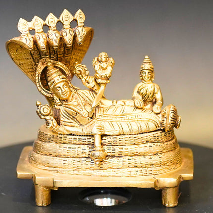 Brass Anantha Shayana Vishnu Idol