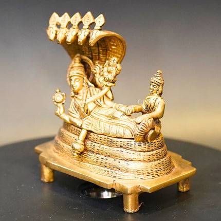 Brass Anantha Shayana Vishnu Idol