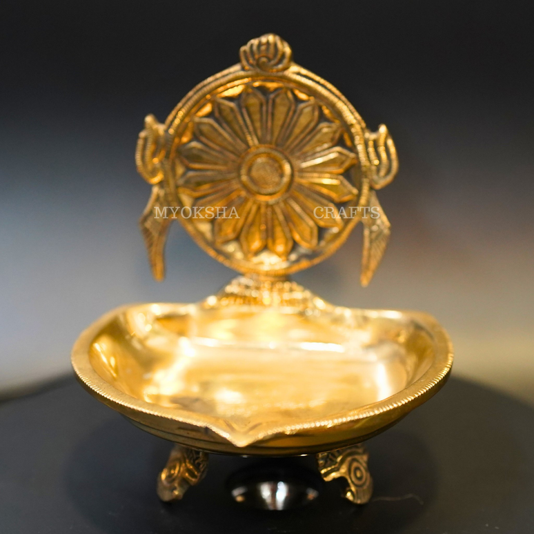 Brass Chakra Diya