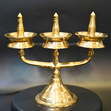 Brass Thrikal Diya
