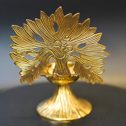 Brass Tree Design Diya