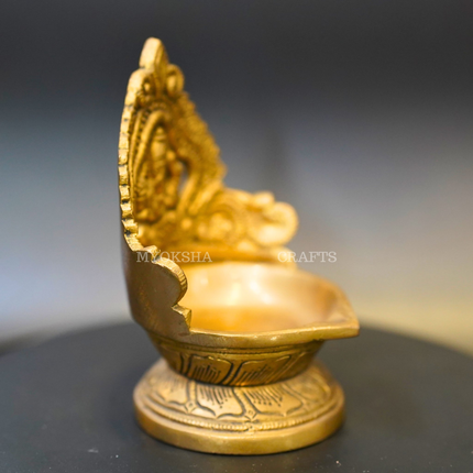 Brass Ganesha Diya
