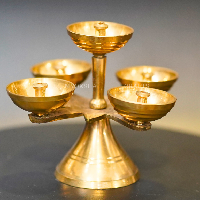 Brass Puncha Diya