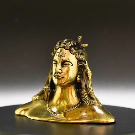 Brass Adiyogi Idols