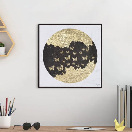 Tehzeeb Creations Golden Embossed Wall Painting