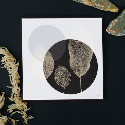 Tehzeeb Creations Golden Embossed Wall Painting